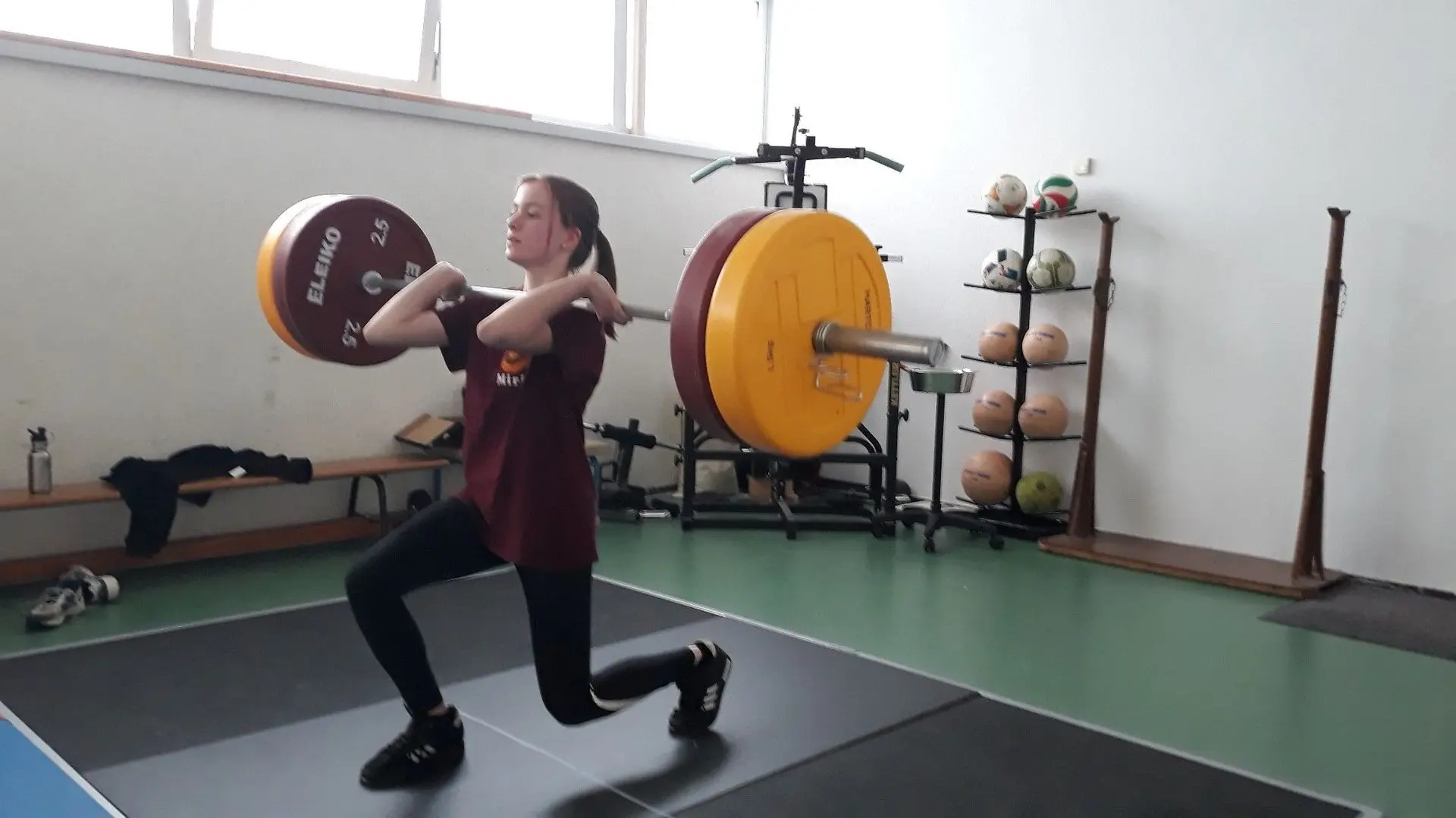 Startstellung zum Umsetzen